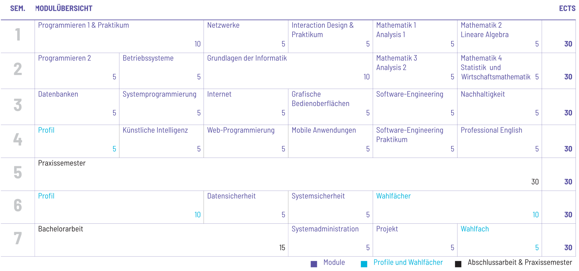 Studienplan Vorschau