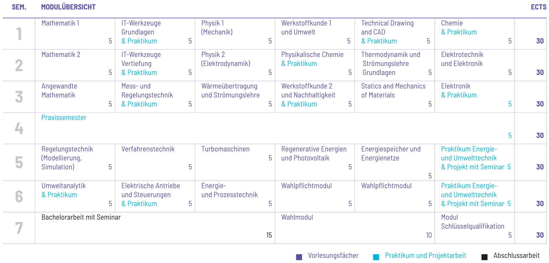 Studienplan Vorschau