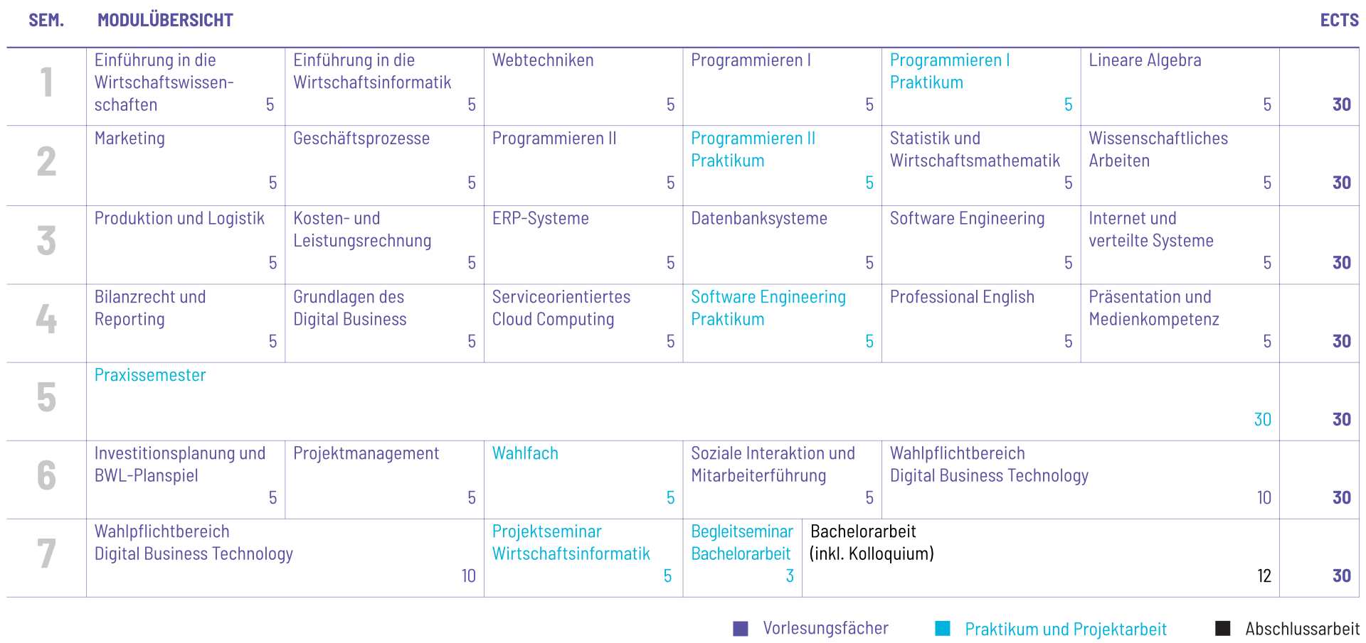 Studienplan Vorschau