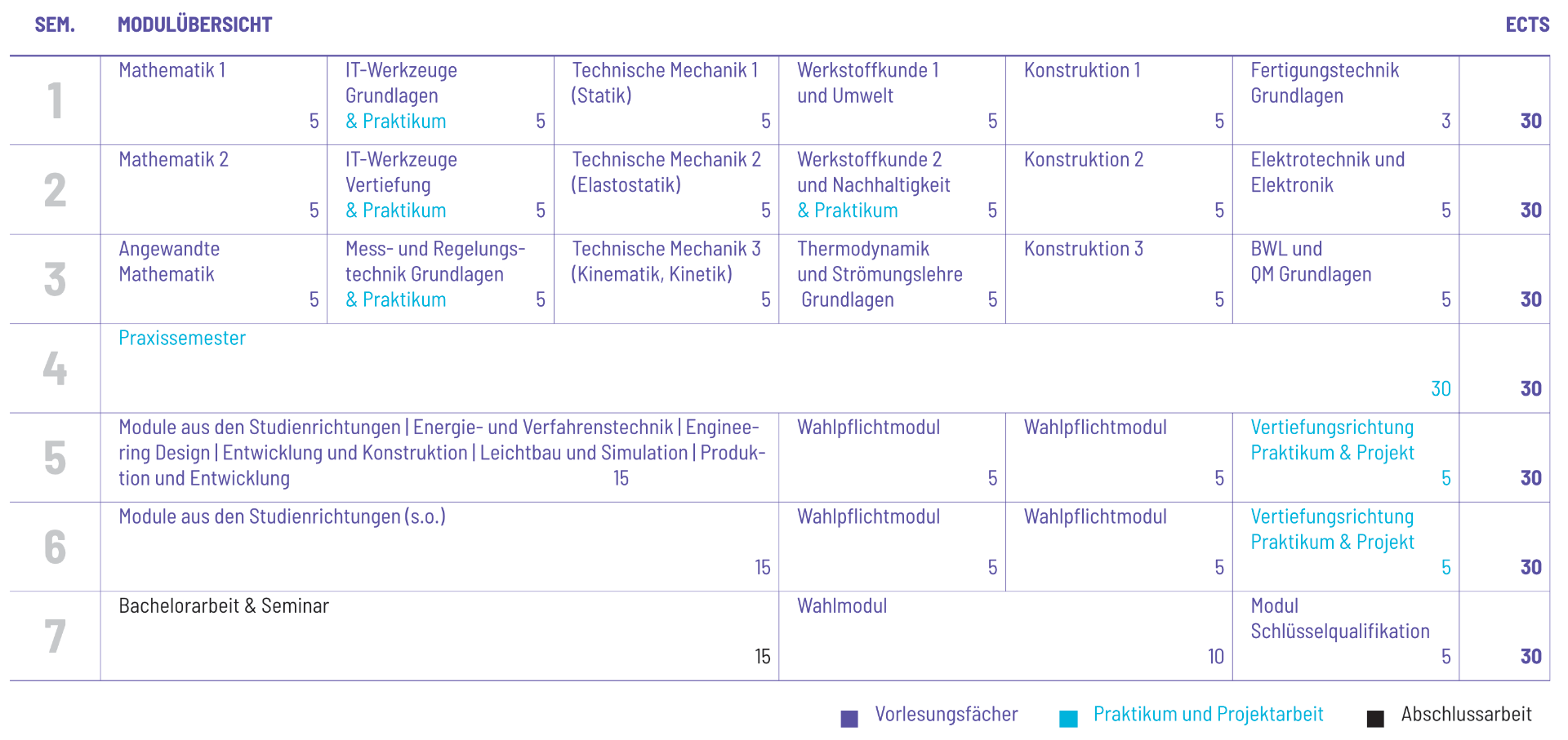 Studienplan Vorschau