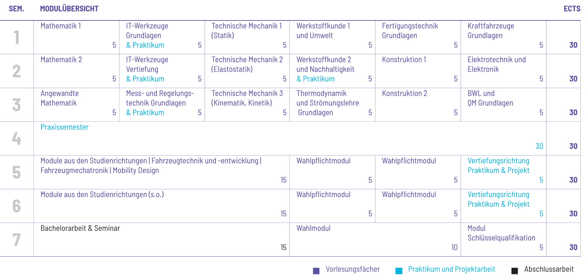 Studienplan Vorschau