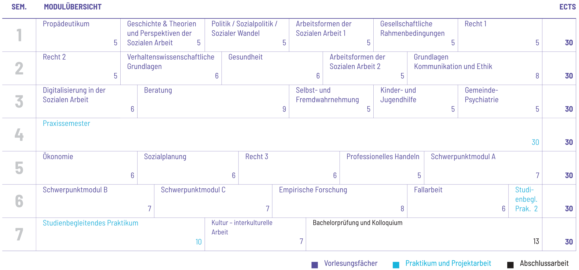 Studienplan Vorschau