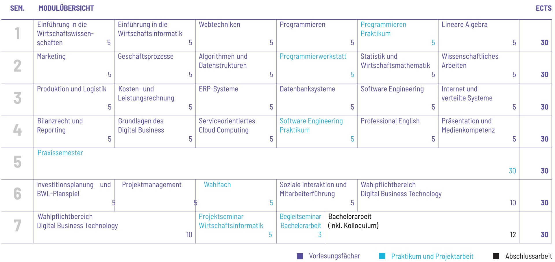 Studienplan Vorschau