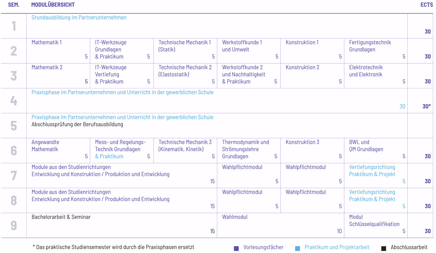 Studienplan Vorschau