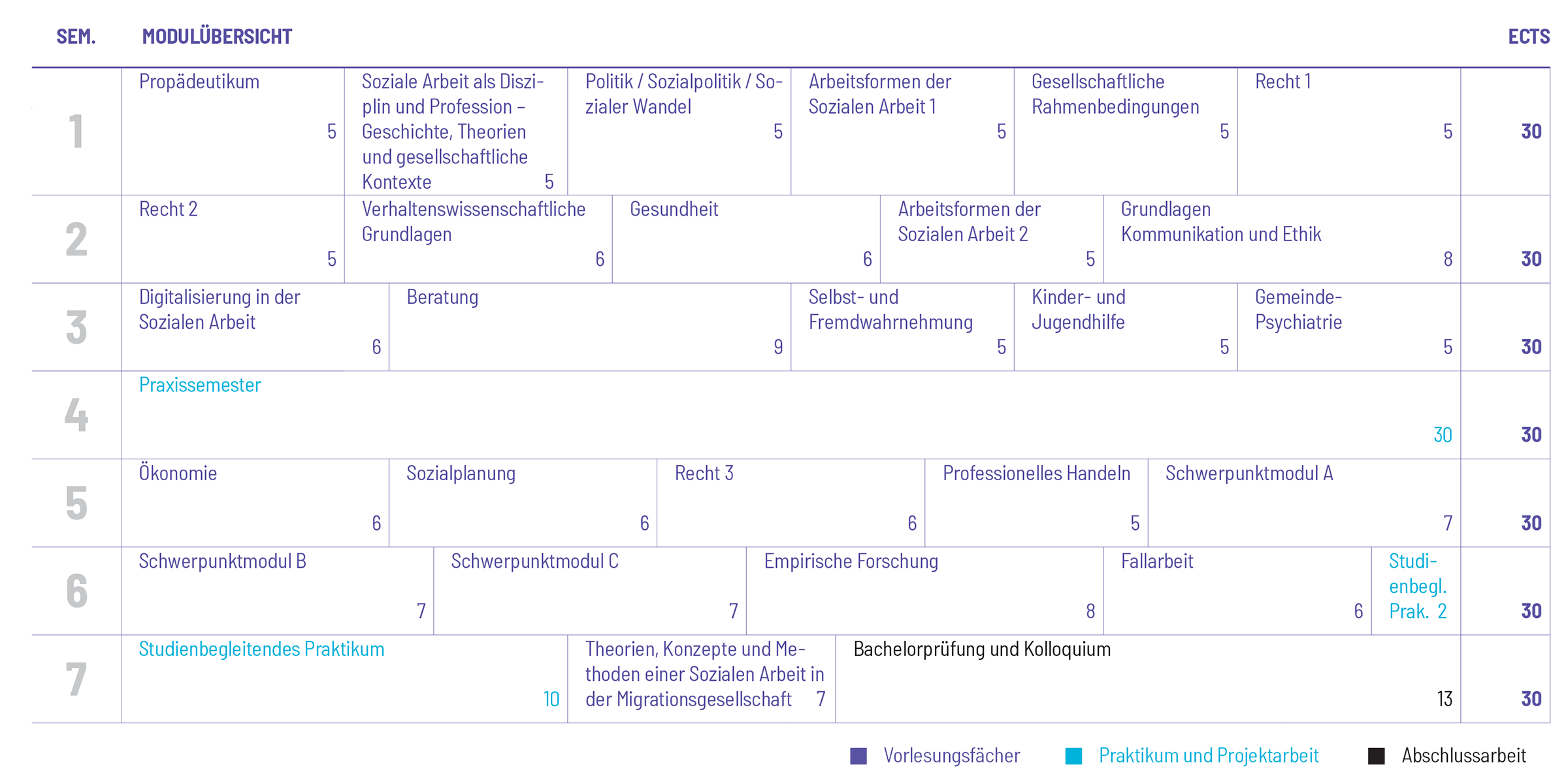 Studienplan Vorschau