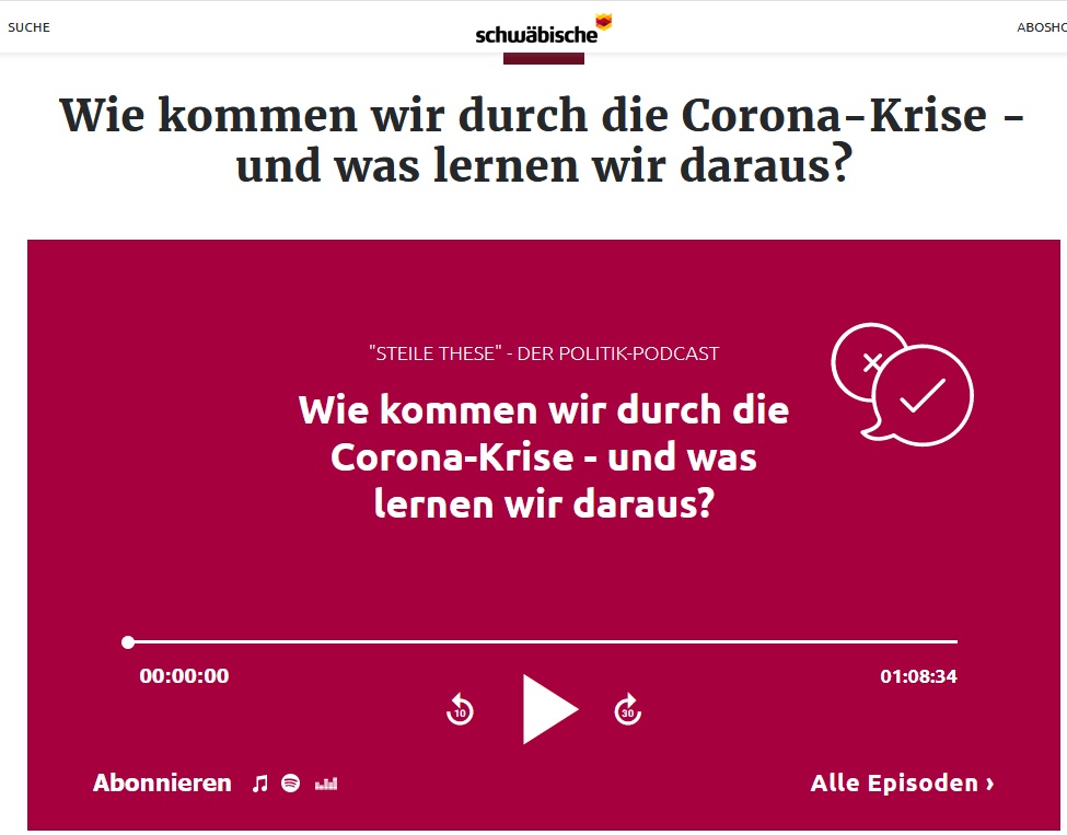 Wie kommen wir durch die Corona Krise