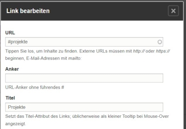 Screenshot Beispiel Verlinkungstext