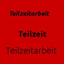 Teilzeit