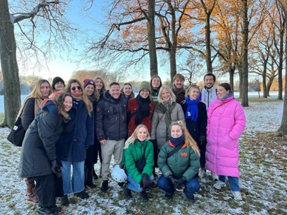 Studiernedengruppe in Dänemark