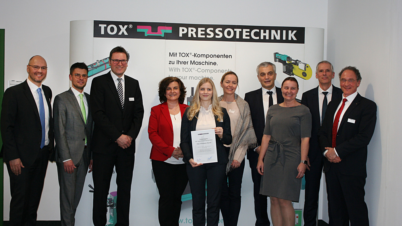 Christiane Hauser freut sich über die Auszeichnung mit dem TOX Award 2019.