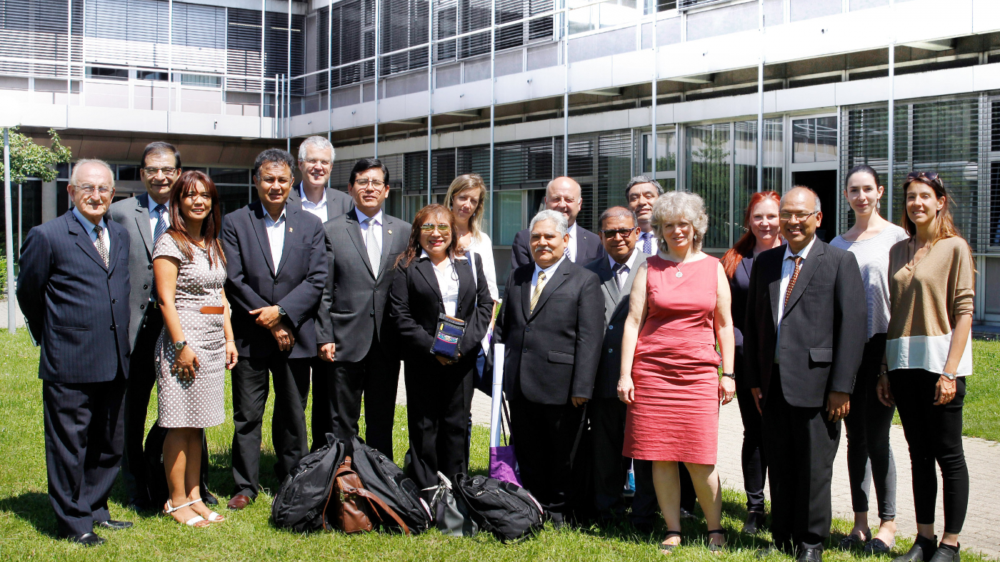 Delegation der Universidad nacional de Ingenieria Lima
