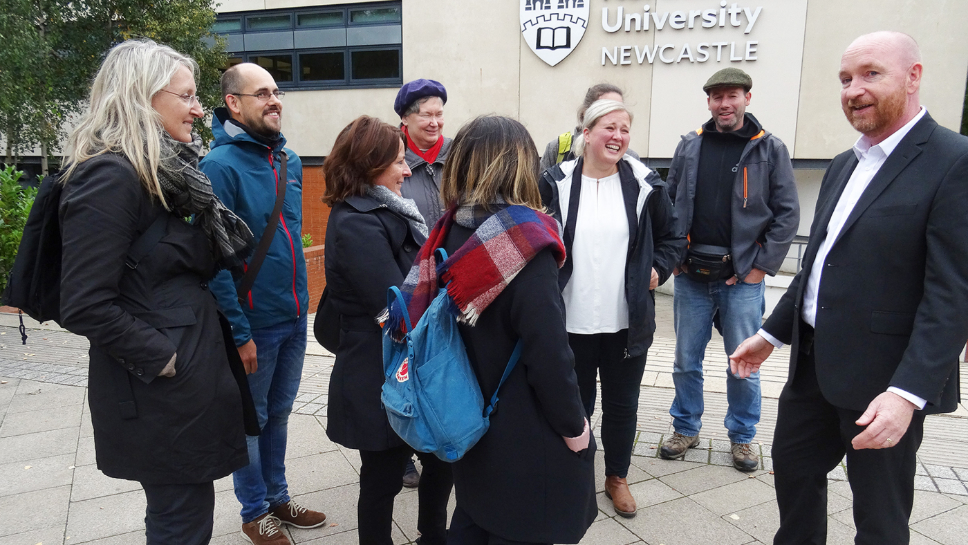 RWU-Delegation zu Gast an der Northumbria University in Newcastle