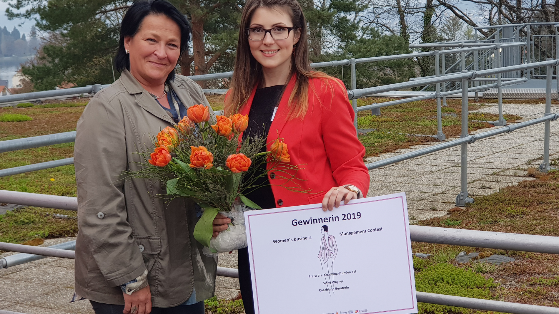Katharina Schrenk gewinnt den Women‘s Business Management Contest.
