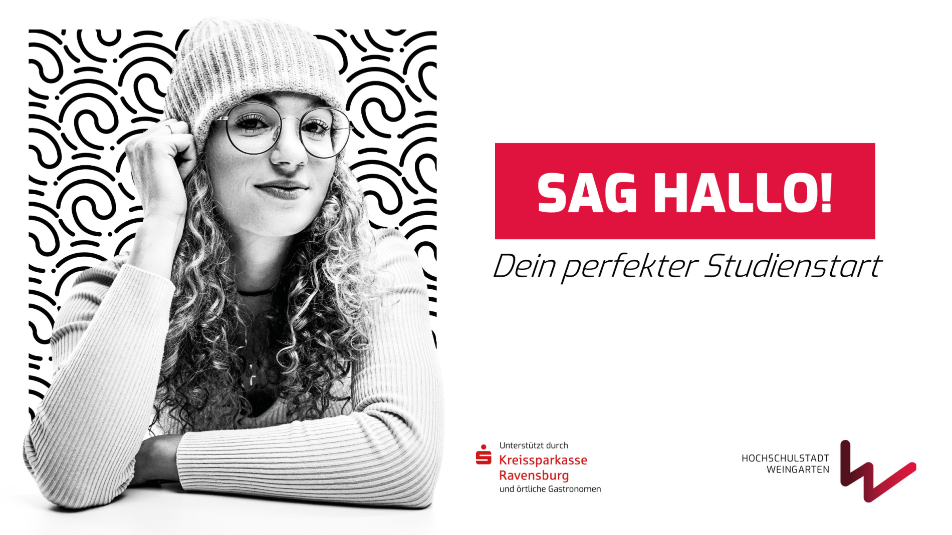 Hochschulstadt Weingarten Kampagne "Sag Hallo"
