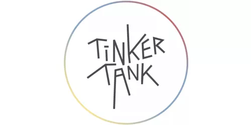 Logo von Tinker Tank, einer mobilen und stationären Kreativwerkstatt.