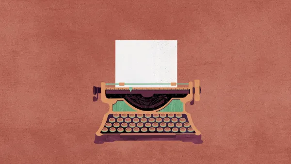 Illustratives Bild einer Schreibmaschine