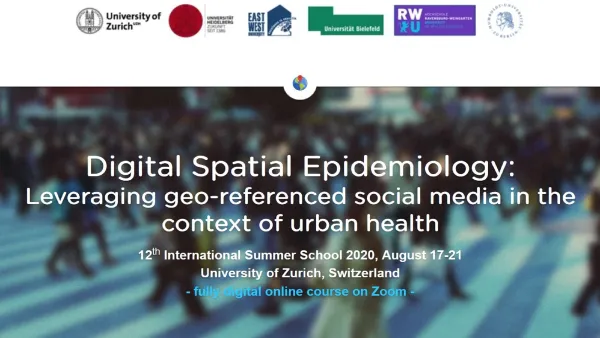 12th International Summer School: Digital Spatial Epidemiology