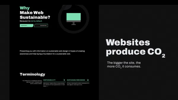 Make Web Sustainable