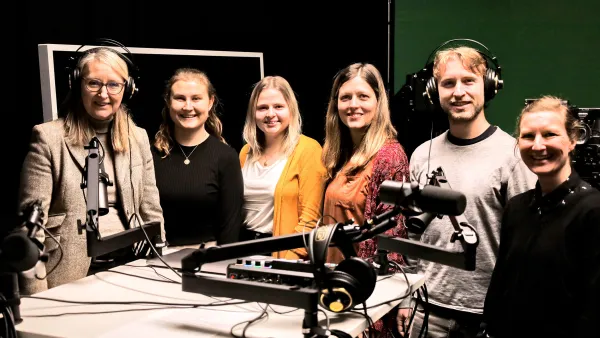 Aufnahme eines Podcasts