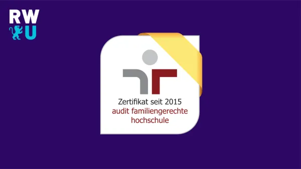 RWU familiengerechte Hochschule 2024