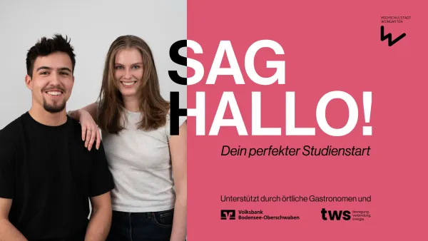Kampagnen-Bild für die Website Sag Hallo für das SoSe 2025