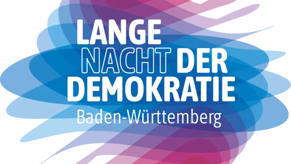 Veranstaltungslogo Lange Nacht der Demokratie Baden-Württemberg