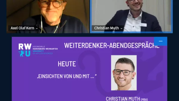 Weiterdenkerabend-Gespräche, Christian Muth