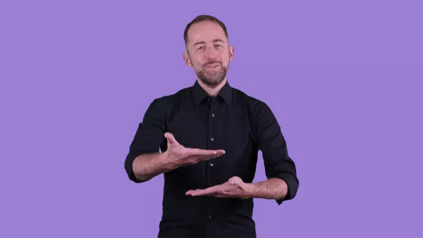 Film-Still aus dem Gebärden-Video "Was ist die RWU"