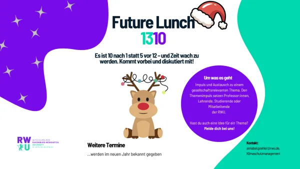 Future Lunch Logo weihnachtlich