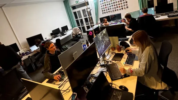 Die Teilnehmenden des Global Game Jams an der RWU entwickelten in nur 48 Stunden fünf Spiele-Prototypen.