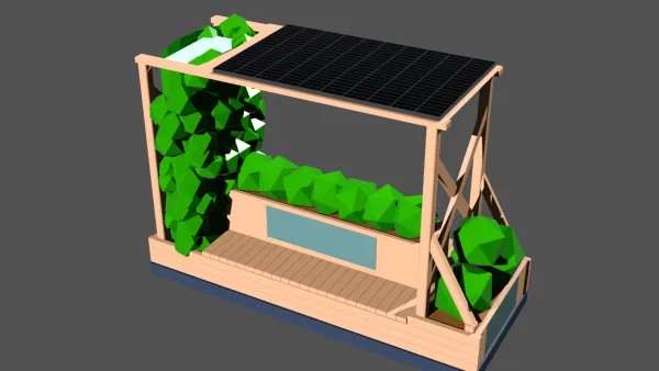 Grundkonstruktion einer Grüninsel