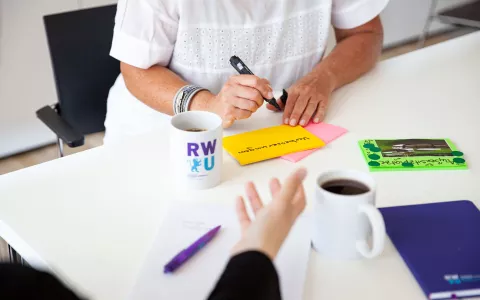 RWU-ler beim Lean Coffee