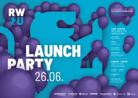 Bild für die RWU Launch Party