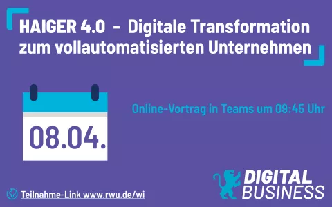 Vortrag digitale Transformation