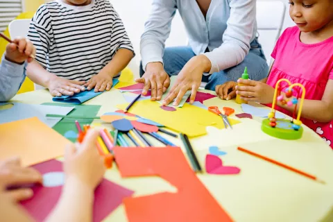 Arbeit mit Kindern
