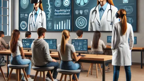 Visualisierung des Einsatzes von Virtual Reality und Künstlicher Intelligenz in der psychologischen Gesprächsführung