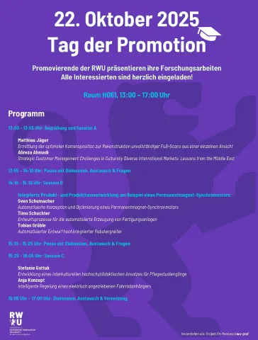 Plakat Tag der Promotion 2025