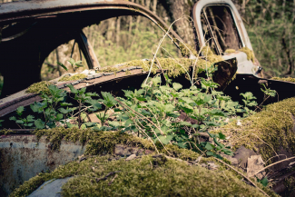 Lost Places  - Verfallenes Auto