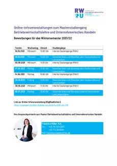 Zeitplan Infoveranstaltungen BWU SoSe2021_1